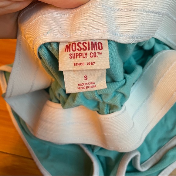 Blue Mossimo dolphin stripe sport shirt sz small - Picture 2 of 3